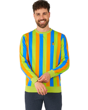 Sesame Street Bert Mens Opposuit Sweater