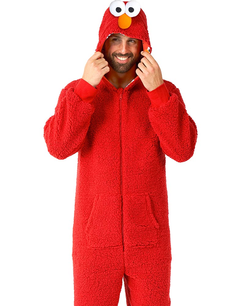 Sesame Street Elmo Adults Opposuit Onesie