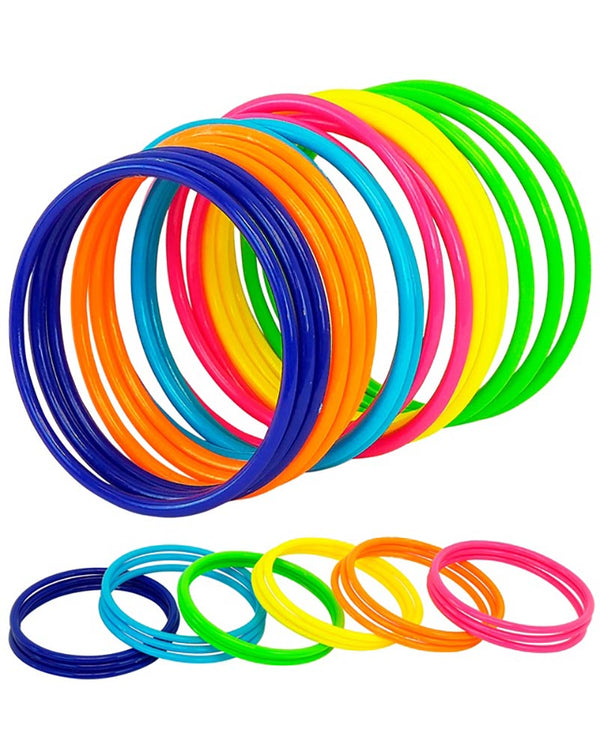 Multicolour Bangles Pack of 18