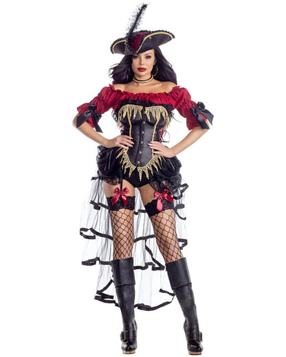 Seven Seas Pirate Premium Womens Costume