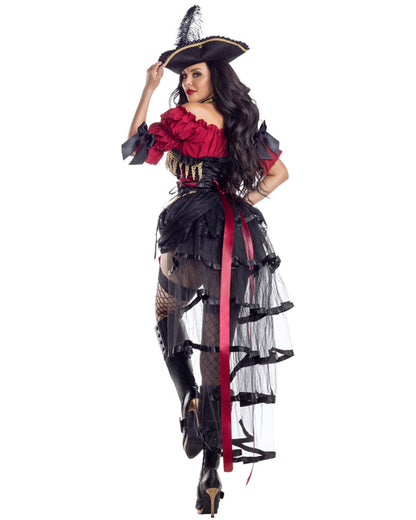 Seven Seas Pirate Premium Womens Costume