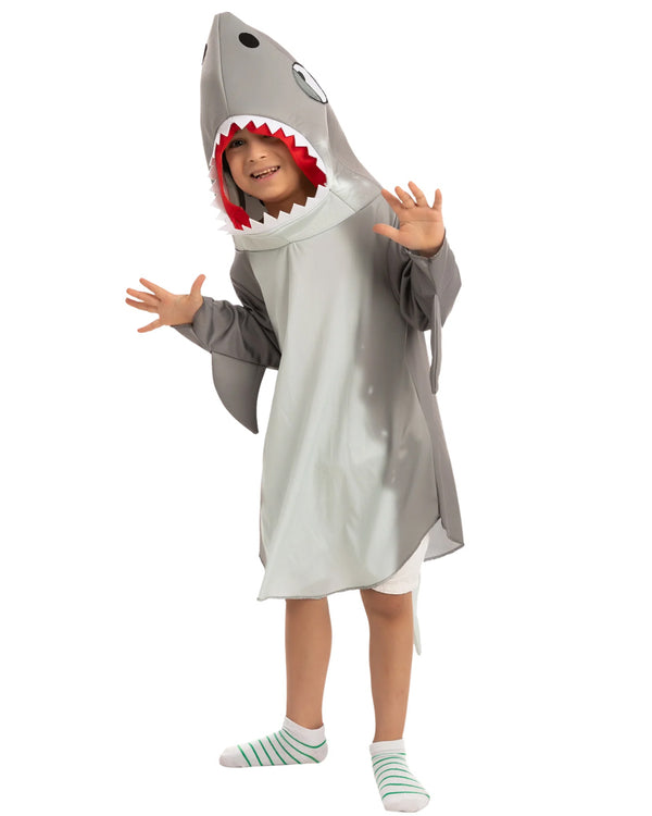 Grey Shark Kids Costume