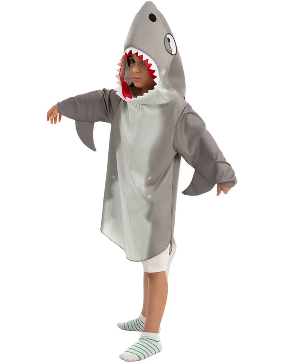 Grey Shark Kids Costume
