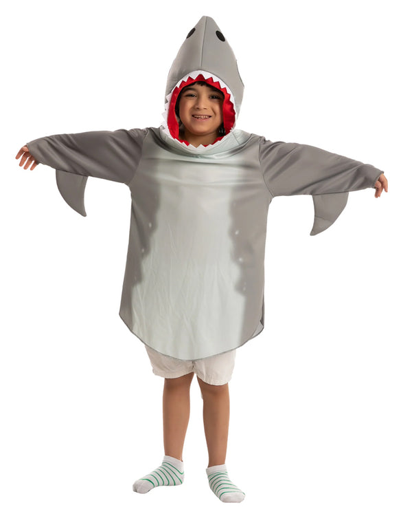 Grey Shark Kids Costume