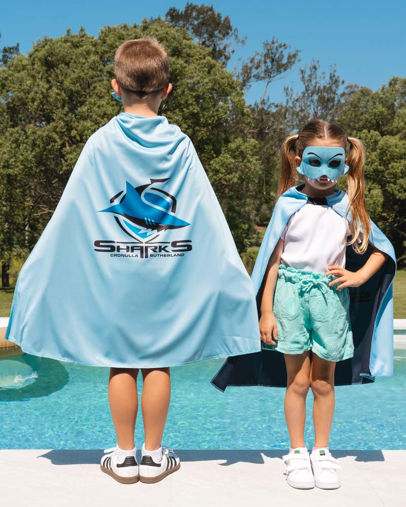 NRL Sharks Mascot Kids Mask
