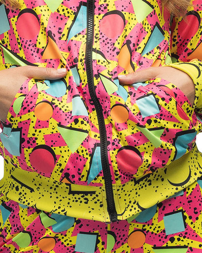 80s Shell Suit Pop Art Babe UV Womens Costume