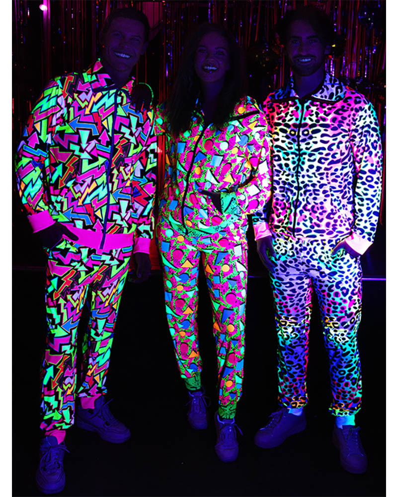 80s Shell Suit Street Art Babe UV Womens Costume