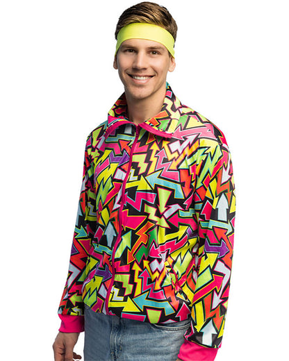 80s Shell Suit Street Art Dude UV Mens Costume