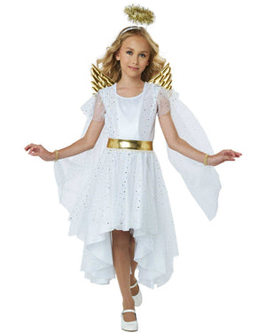 Shimmering Starlight Angel Girls Christmas Costume