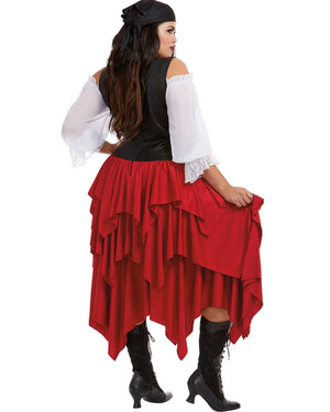 Ships Ahoy Pirate Womens Plus Size Costume