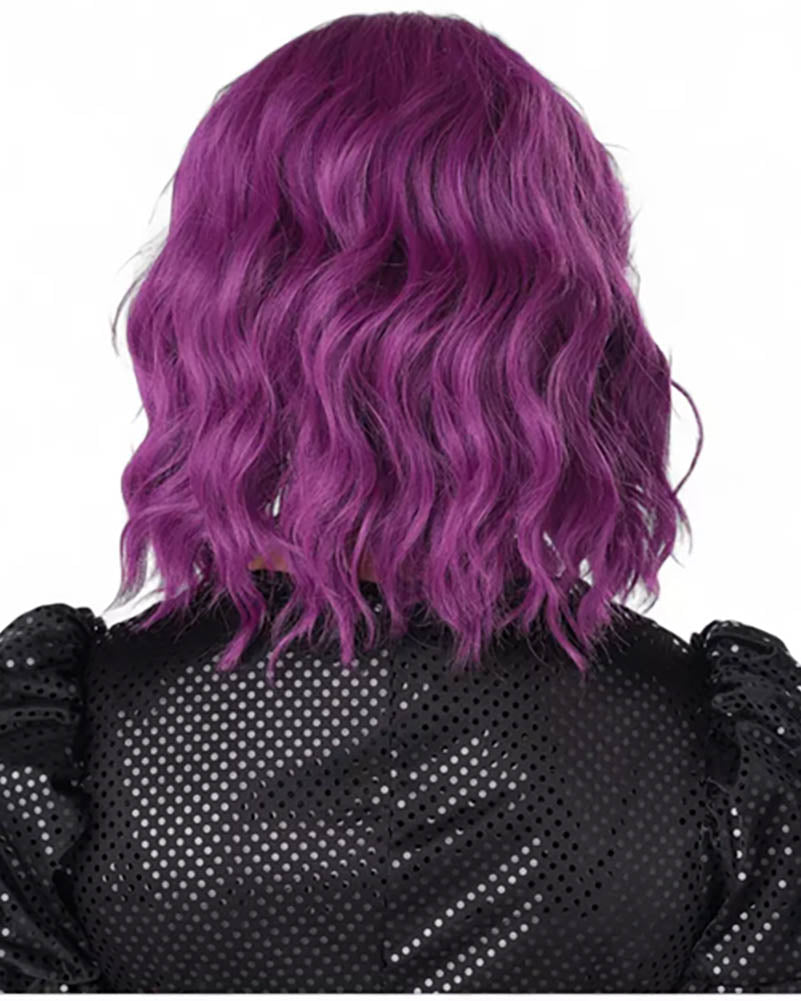 Violet Wavy Bob Wig
