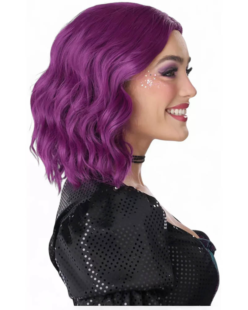 Violet Wavy Bob Wig