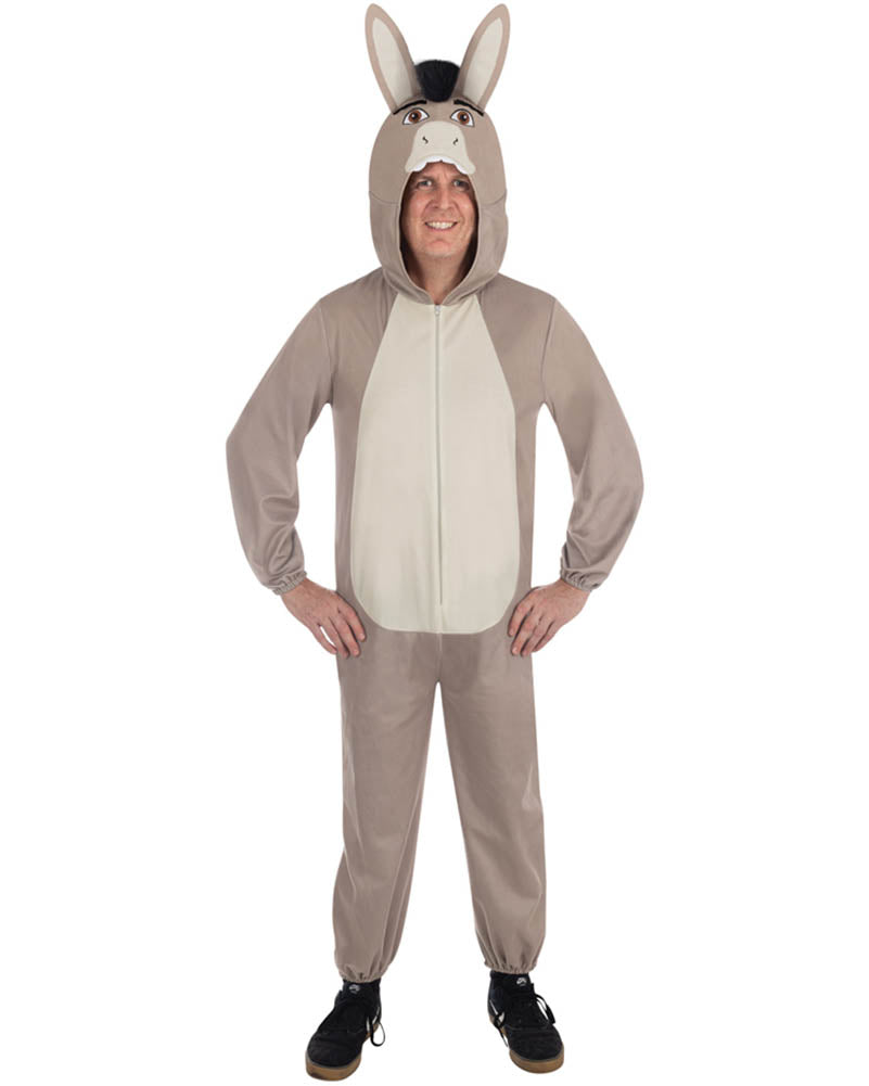Shrek Donkey Onesie Adult Costume