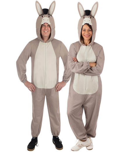 Shrek Donkey Onesie Adult Costume