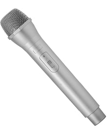 Silver Microphone Prop