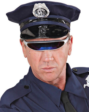 Silver Robot Glasses