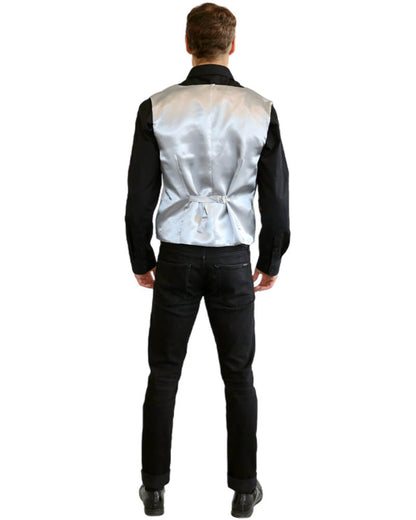 Silver Sequin Adult Vest