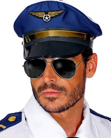 Silver Smoke Lense Aviator Sunglasses