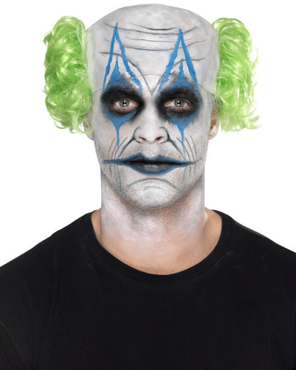 Sinister Clown Bald Cap and Makeup Kit