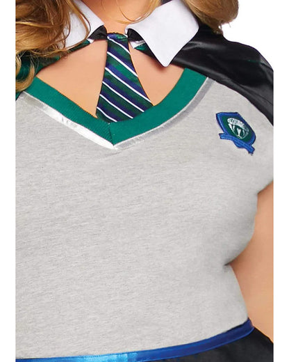 Sinister Spellcaster Student Uniform Plus Size Womens Costume
