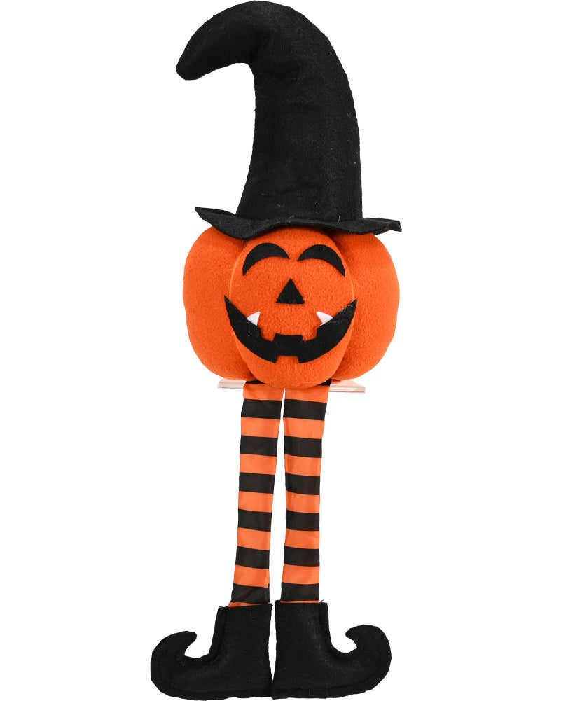 Sitting Pumpkin With Dangling Legs 20cm