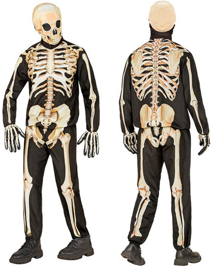 Realistic Skeleton Boys Costume
