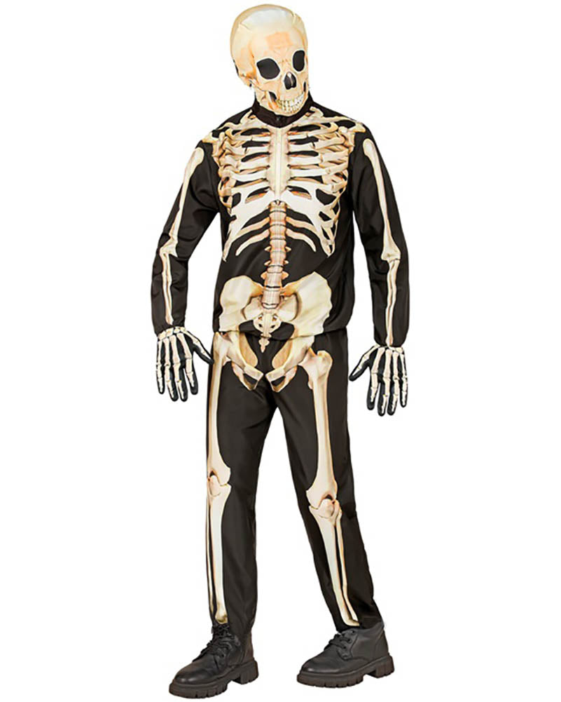Realistic Skeleton Boys Costume