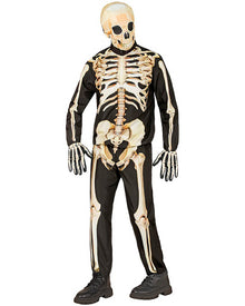Realistic Skeleton Boys Halloween Costume