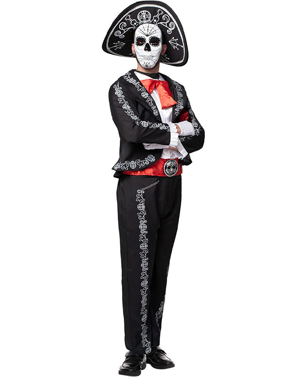 Skeleton Day of the Dead Mens Costume