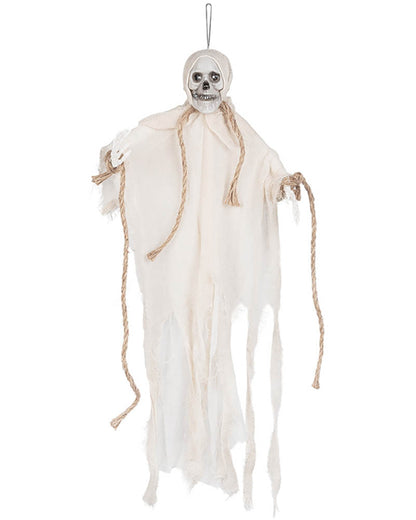 Skeleton Ghost Animated Hanging Halloween Decoration 55cm