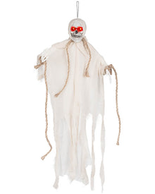 Skeleton Ghost Animated Hanging Halloween Decoration 55cm