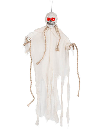 Skeleton Ghost Animated Hanging Halloween Decoration 55cm