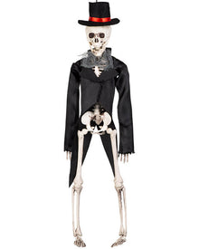 Skeleton Groom Hanging Halloween Decoration 43cm
