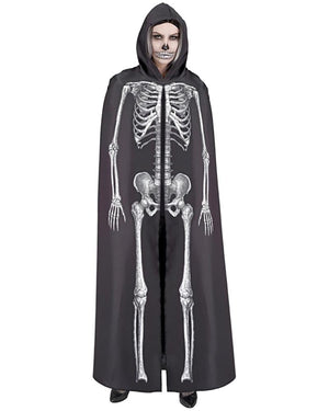 Skeleton Hooded Cape