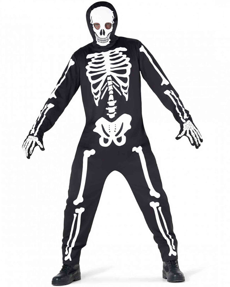 Skeleton Jumpsuit Mens Costume XX-Large