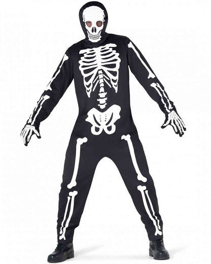 Skeleton Jumpsuit Mens Costume XX-Large