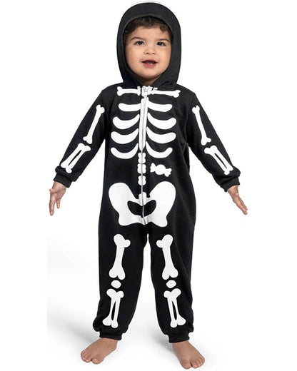 Skeleton Jumpsuit Toddler Costume