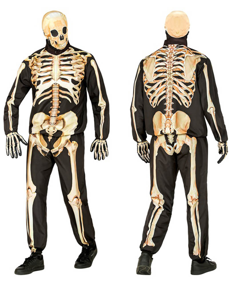 Realistic Skeleton Mens Costume