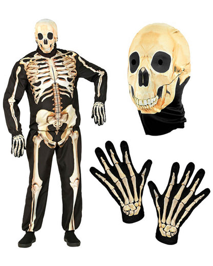 Realistic Skeleton Mens Costume