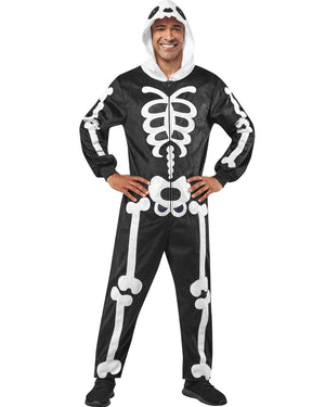 Skeleton Onesie Adult Costume
