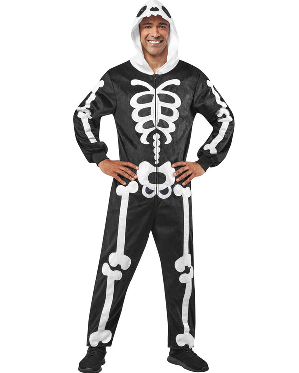 Skeleton Onesie Adult Costume