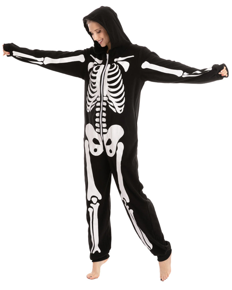Skeleton Onesie Adults Costume