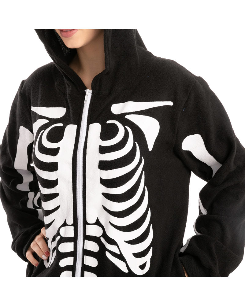 Skeleton Onesie Adults Costume