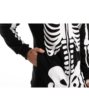 Skeleton Onesie Adults Costume