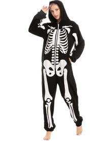 Skeleton Onesie Adults Halloween Costume