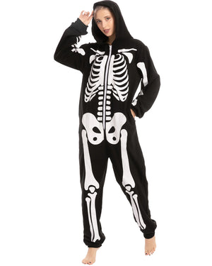 Skeleton Onesie Adults Costume