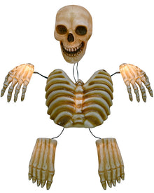 Skeleton Parts Light Up Lawn Stake Halloween Decoration