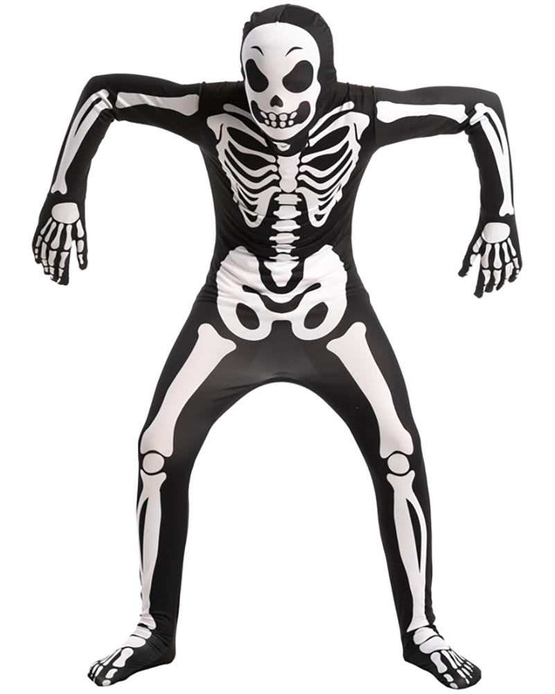 Skeleton Second Skin Kids Costume
