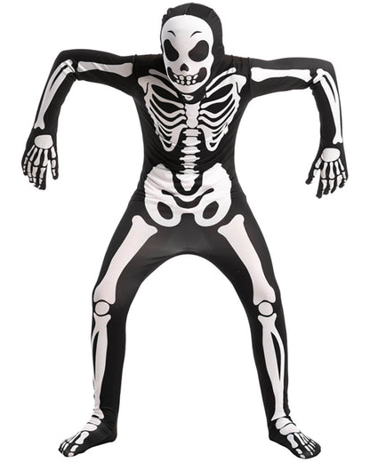 Skeleton Second Skin Kids Costume