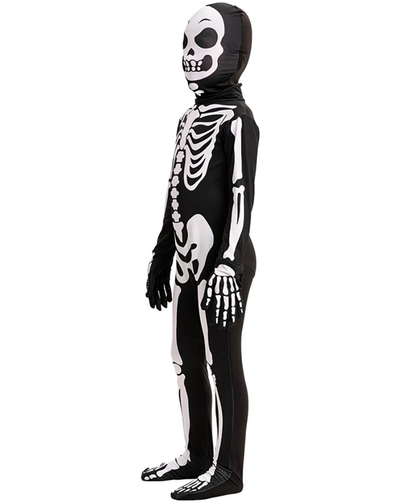 Skeleton Second Skin Kids Costume